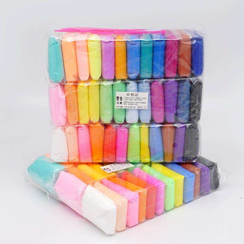 36-Color Non-Toxic Air Dry Clay - Soft Self-Hardening Modeling Clay for Kids